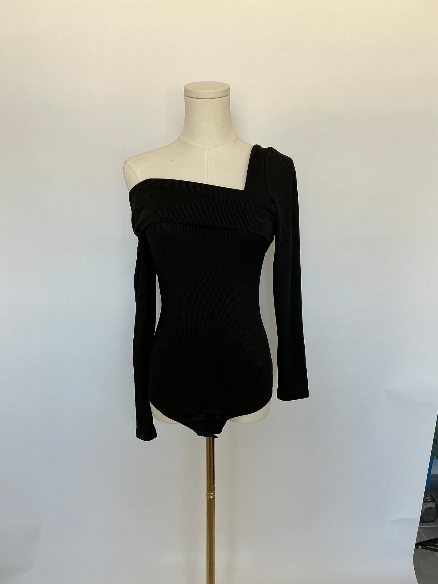 Asymmetrical Shoulder Bodysuit