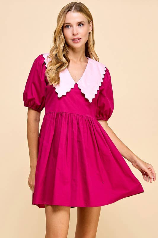 Tea Party Collared Dress